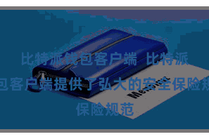 比特派钱包客户端  比特派钱包客户端提供了弘大的安全保险规范